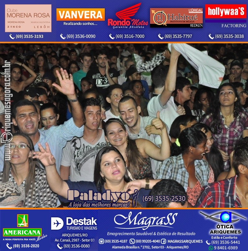 VAMOS LEMBRAR EXPOARI 2013 – Camarote & Galera & V8 na APA & Show com Jota Quest