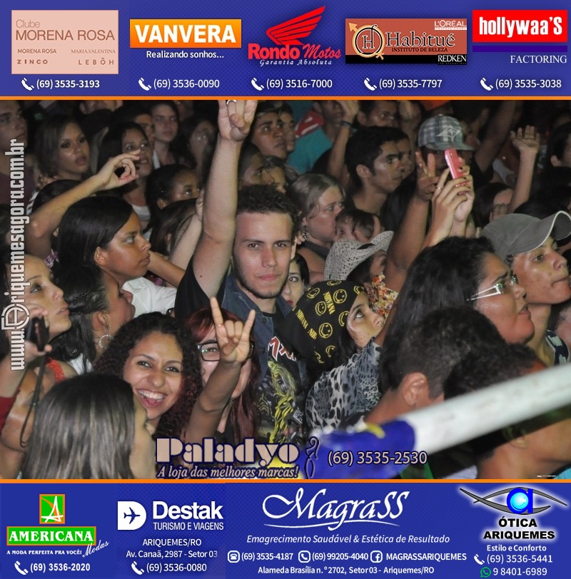 VAMOS LEMBRAR EXPOARI 2013 – Camarote & Galera & V8 na APA & Show com Jota Quest