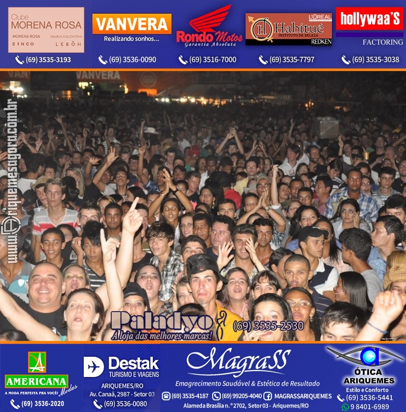 VAMOS LEMBRAR EXPOARI 2013 – Camarote & Galera & V8 na APA & Show com Jota Quest