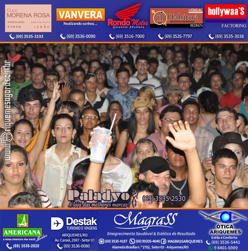 VAMOS LEMBRAR EXPOARI 2013 – Camarote & Galera & V8 na APA & Show com Jota Quest