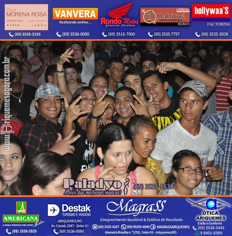 VAMOS LEMBRAR EXPOARI 2013 – Camarote & Galera & V8 na APA & Show com Jota Quest