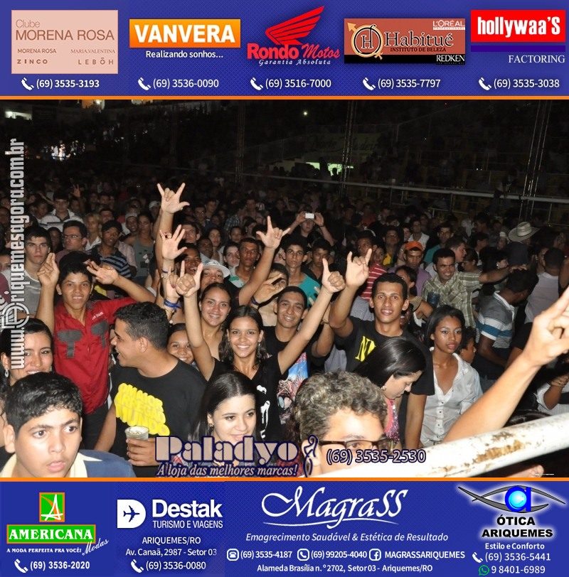VAMOS LEMBRAR EXPOARI 2013 – Camarote & Galera & V8 na APA & Show com Jota Quest