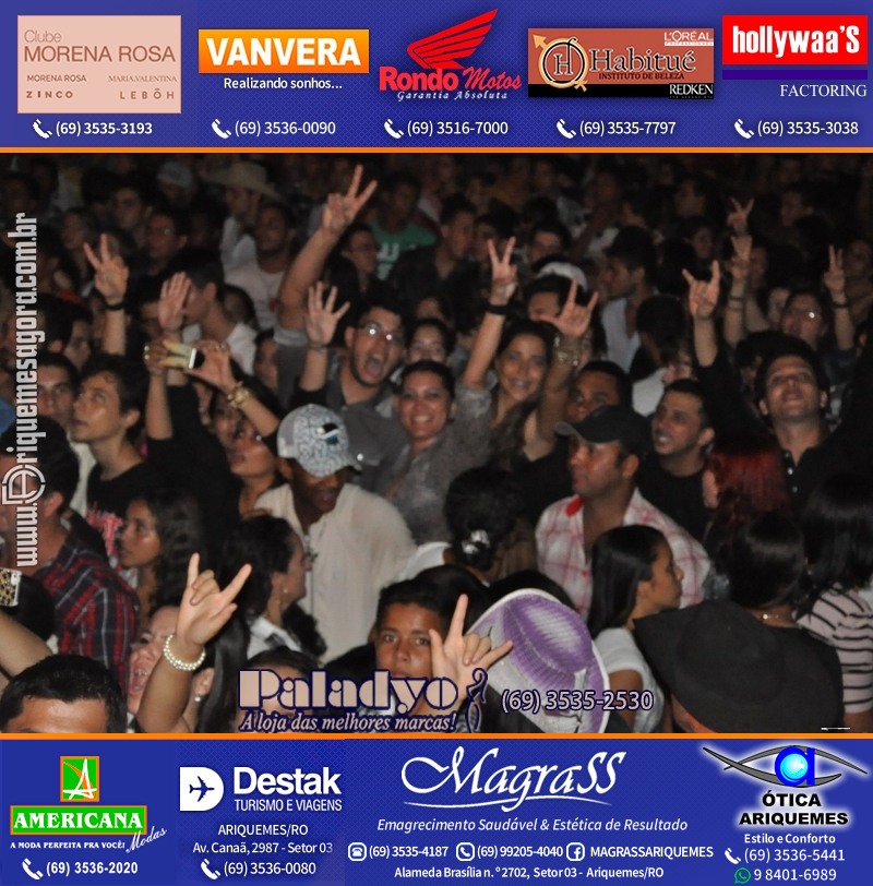 VAMOS LEMBRAR EXPOARI 2013 – Camarote & Galera & V8 na APA & Show com Jota Quest