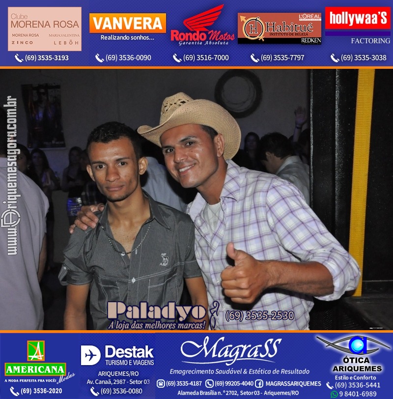 VAMOS LEMBRAR Cowboy Eletrônico 2012 na V8 Ariquemes