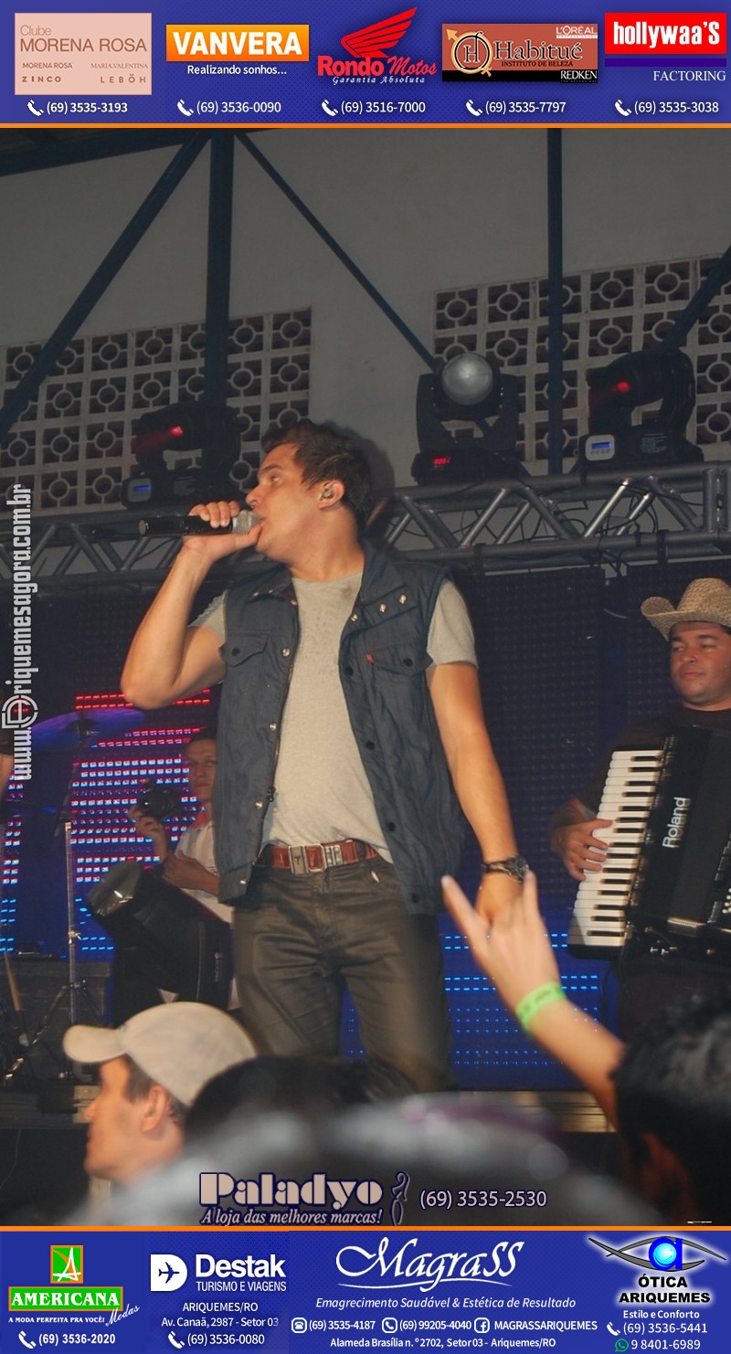 VAMOS LEMBRAR – Show com Cleber & Cauan em Ariquemes 2012