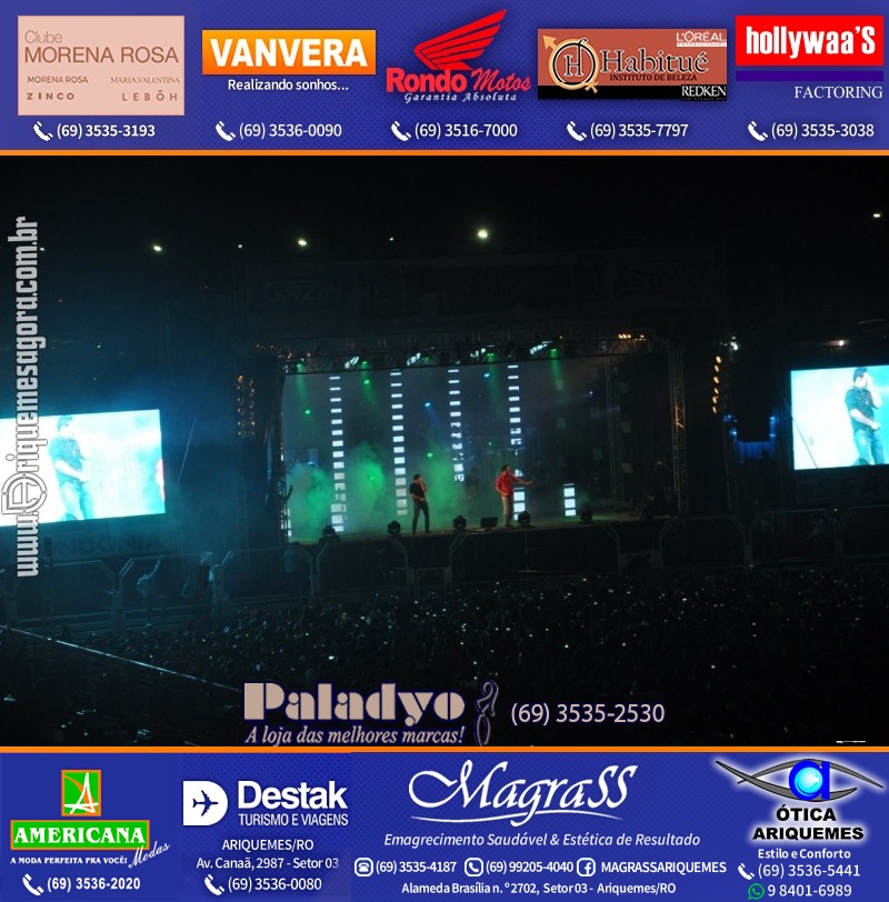 VAMOS LEMBRAR – EXPOARI 2014 – Camarotes & Galera & V8 na APA