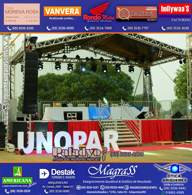 Formatura UNOPAR DRIVE-IN em Ariquemes Rondônia