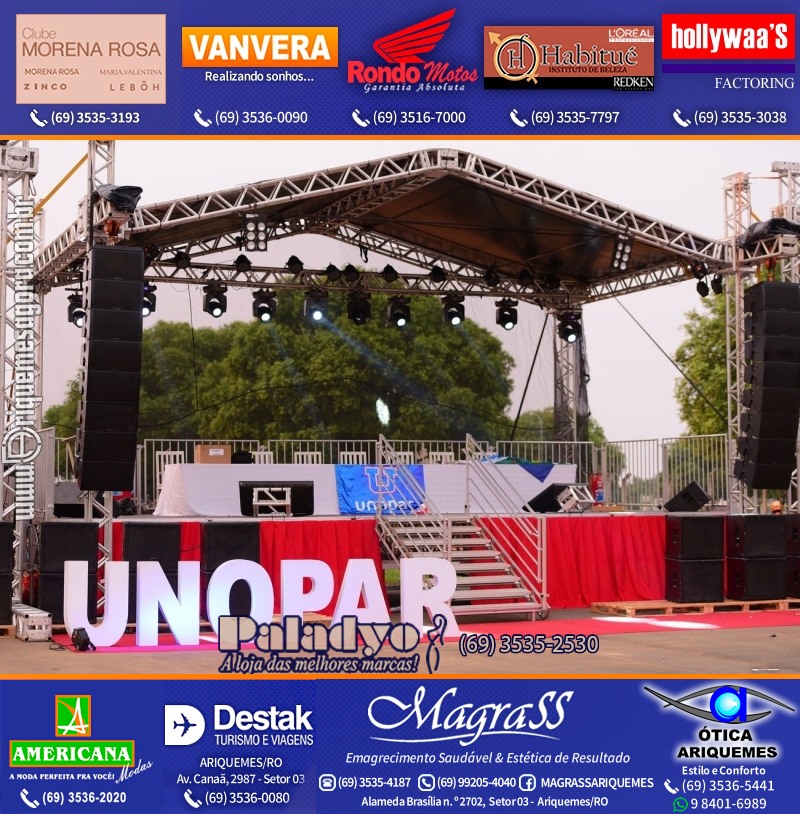 Formatura UNOPAR DRIVE-IN em Ariquemes Rondônia