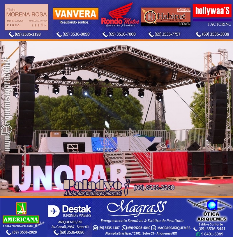 Formatura UNOPAR DRIVE-IN em Ariquemes Rondônia