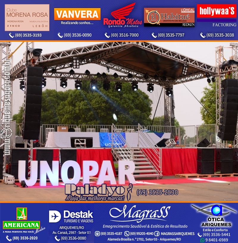Formatura UNOPAR DRIVE-IN em Ariquemes Rondônia