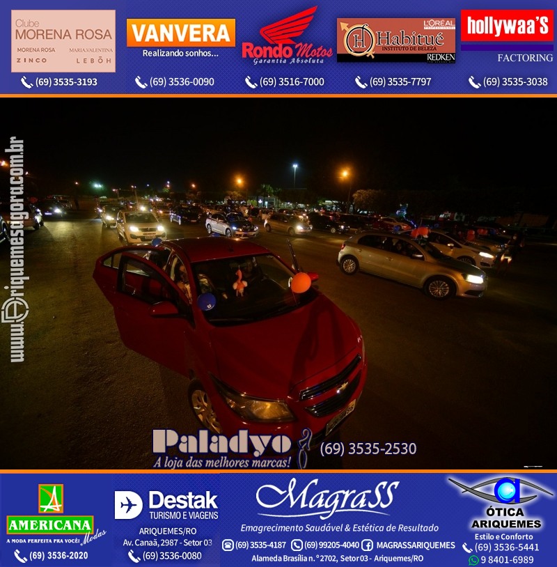 Formatura UNOPAR DRIVE-IN em Ariquemes Rondônia
