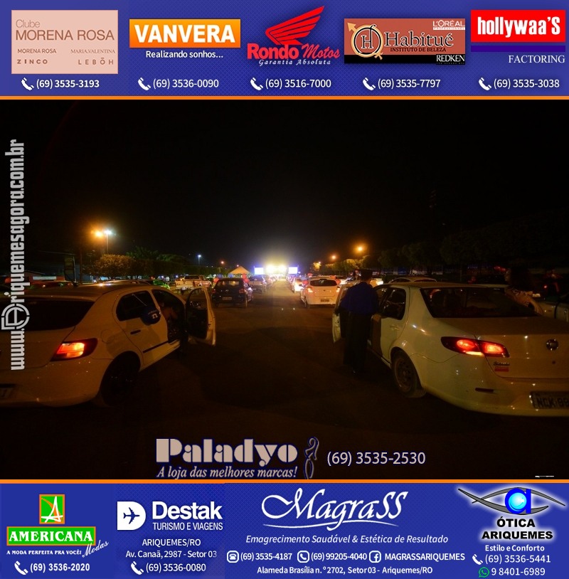 Formatura UNOPAR DRIVE-IN em Ariquemes Rondônia
