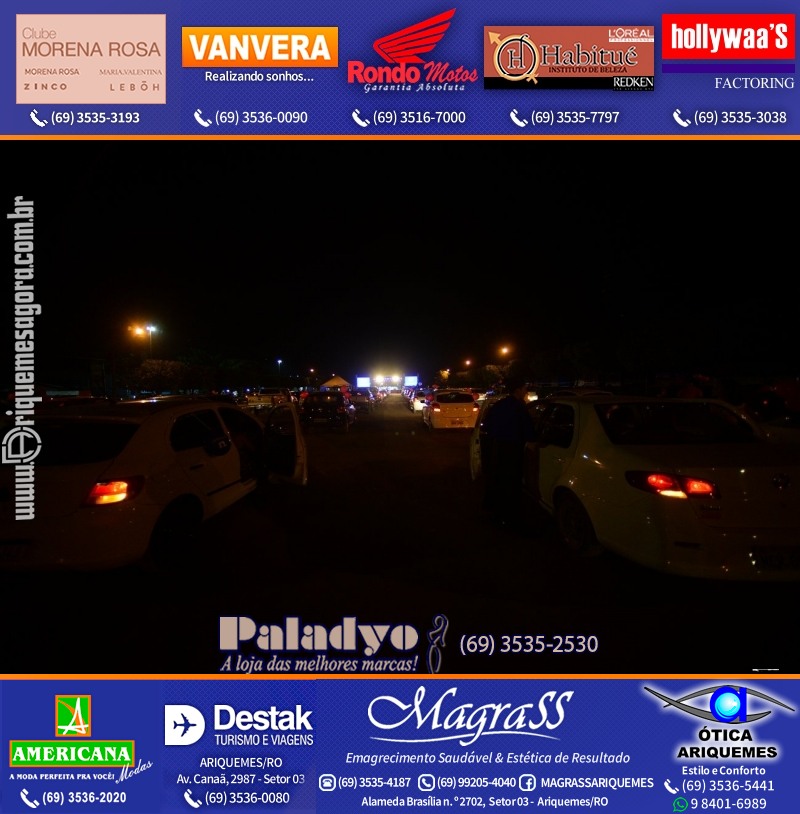 Formatura UNOPAR DRIVE-IN em Ariquemes Rondônia