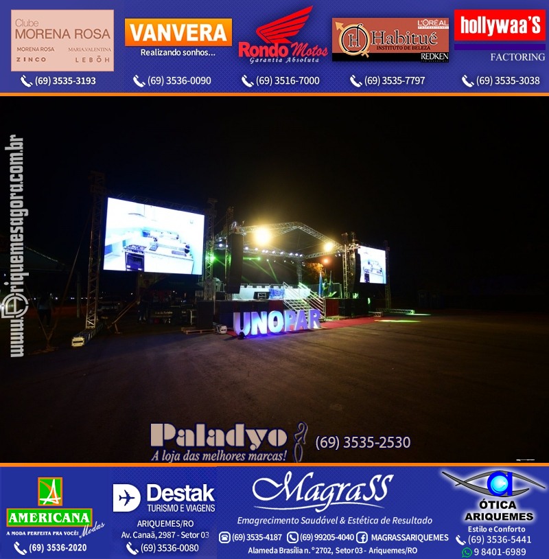 Formatura UNOPAR DRIVE-IN em Ariquemes Rondônia