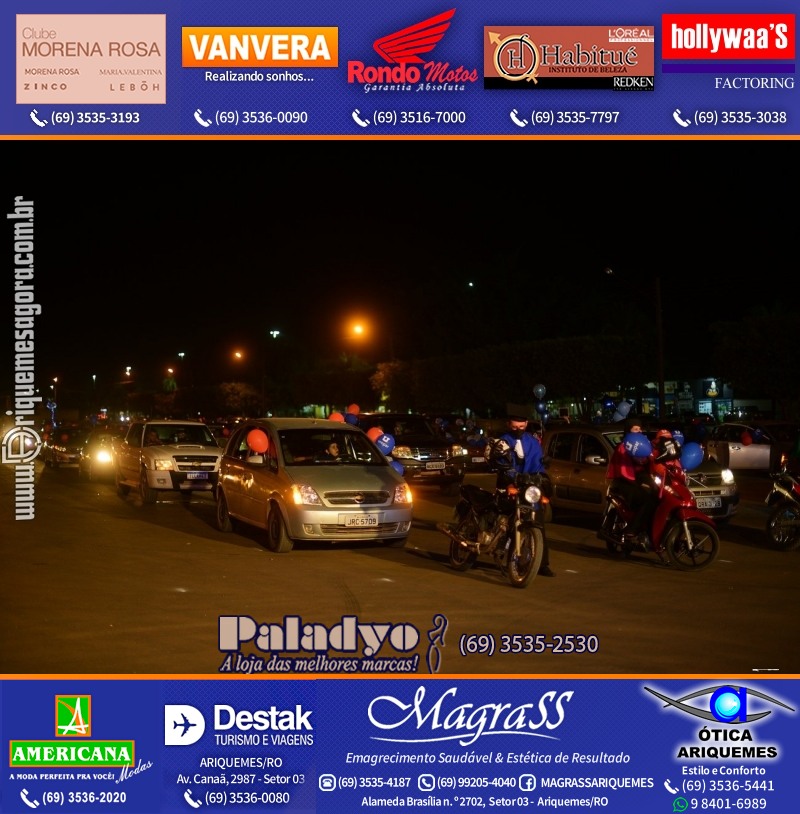 Formatura UNOPAR DRIVE-IN em Ariquemes Rondônia