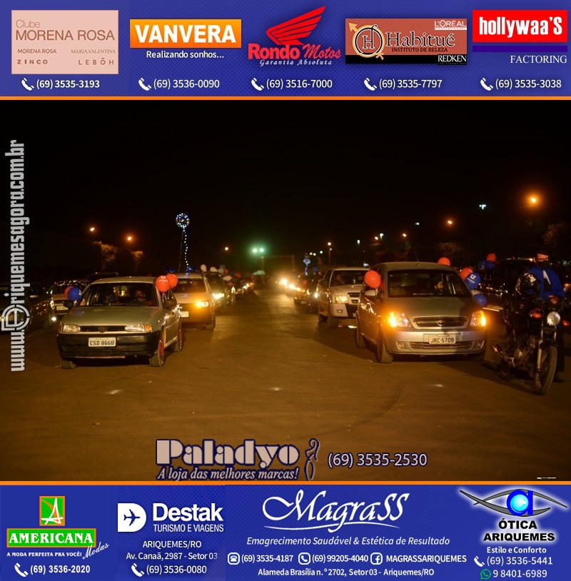 Formatura UNOPAR DRIVE-IN em Ariquemes Rondônia