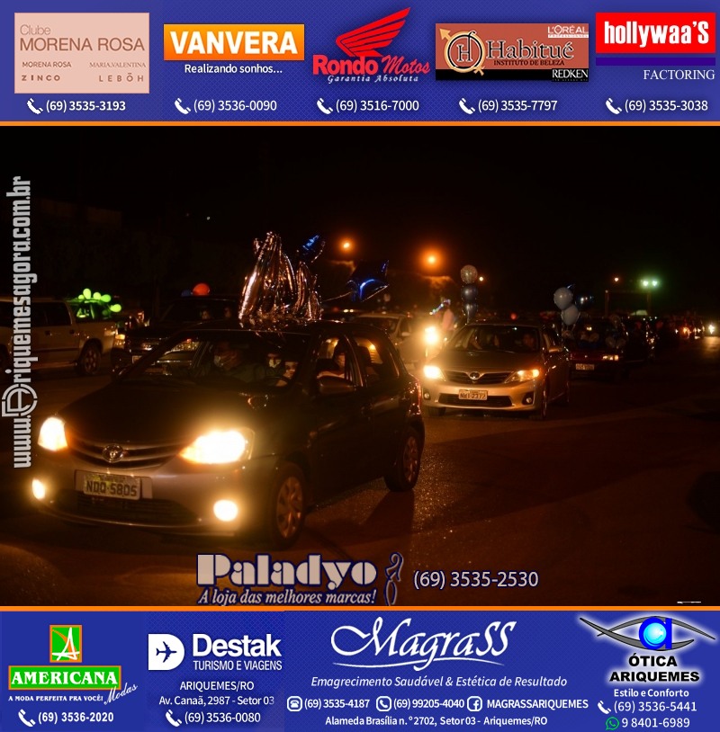 Formatura UNOPAR DRIVE-IN em Ariquemes Rondônia