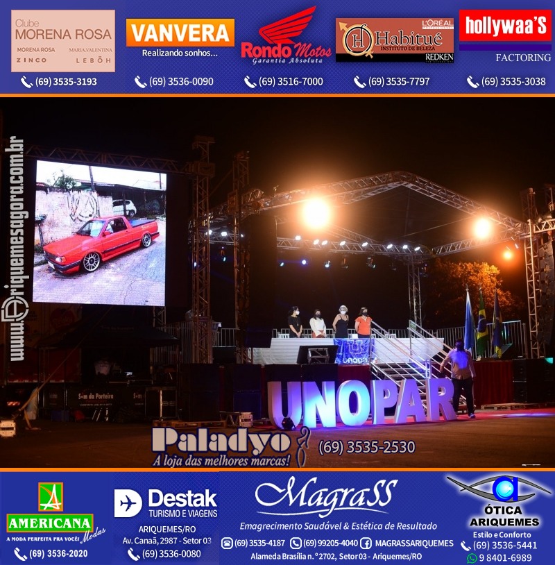 Formatura UNOPAR DRIVE-IN em Ariquemes Rondônia