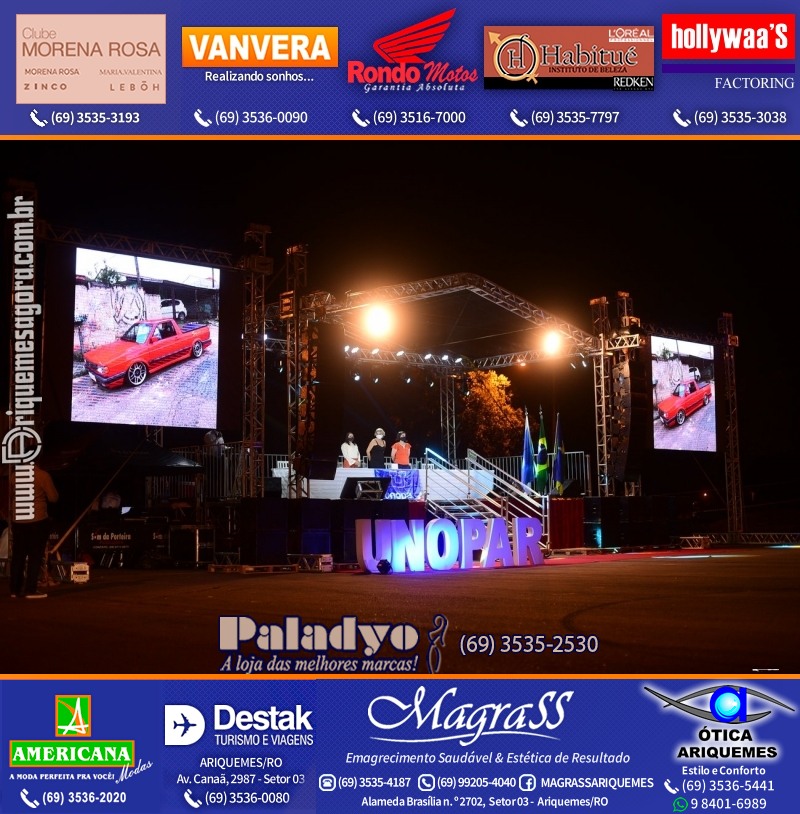 Formatura UNOPAR DRIVE-IN em Ariquemes Rondônia