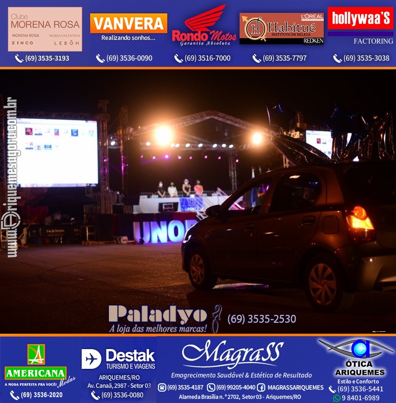 Formatura UNOPAR DRIVE-IN em Ariquemes Rondônia