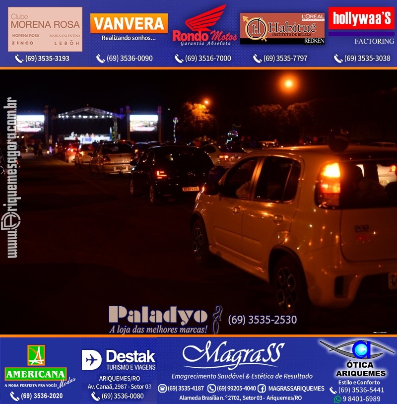 Formatura UNOPAR DRIVE-IN em Ariquemes Rondônia