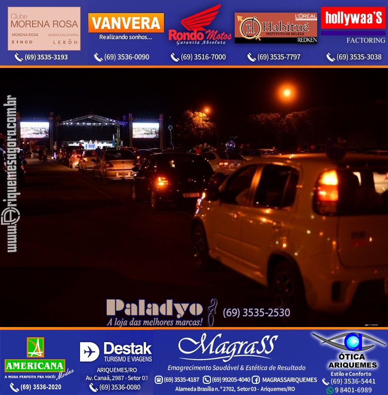 Formatura UNOPAR DRIVE-IN em Ariquemes Rondônia