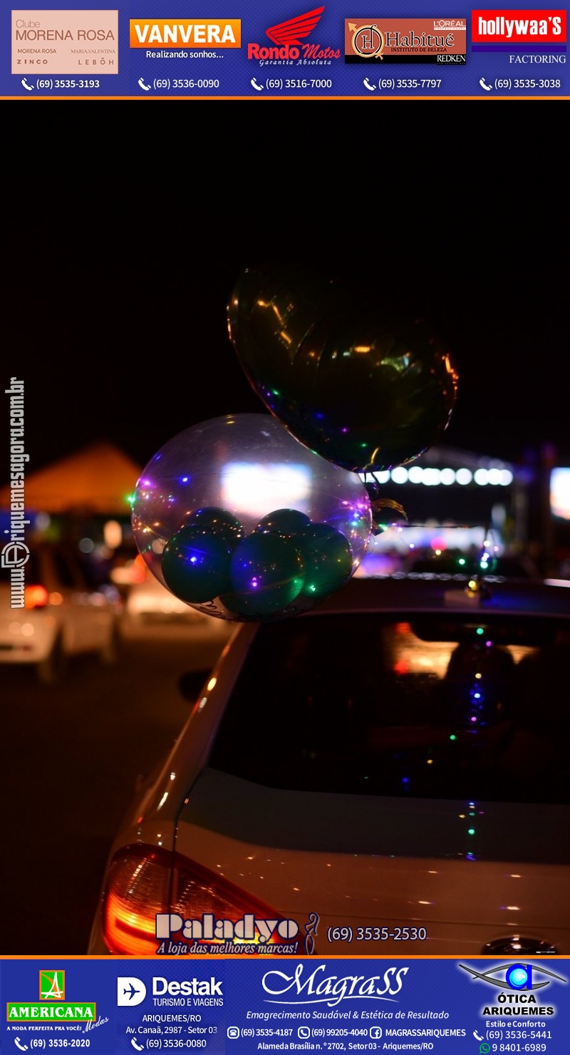 Formatura UNOPAR DRIVE-IN em Ariquemes Rondônia
