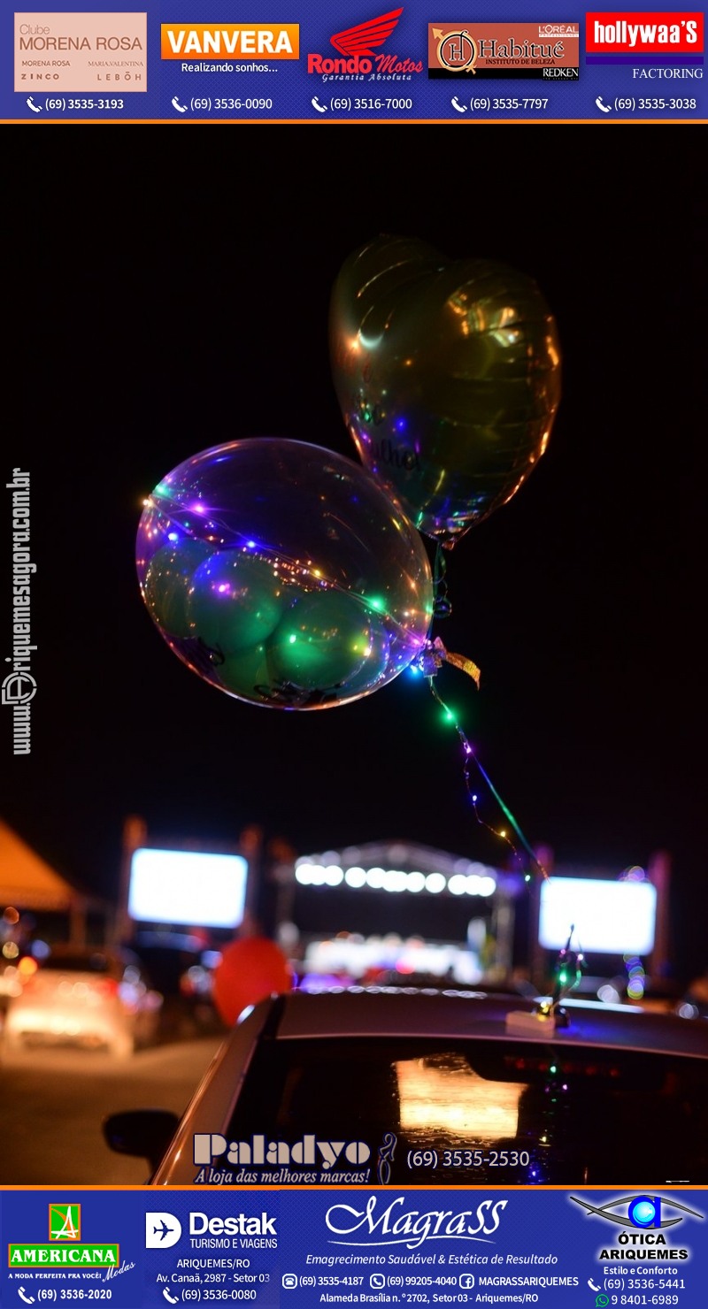 Formatura UNOPAR DRIVE-IN em Ariquemes Rondônia