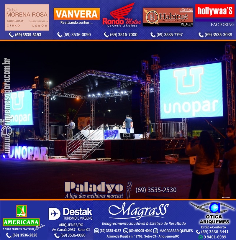 Formatura UNOPAR DRIVE-IN em Ariquemes Rondônia