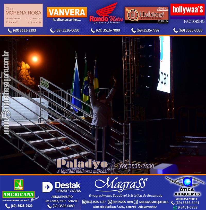 Formatura UNOPAR DRIVE-IN em Ariquemes Rondônia