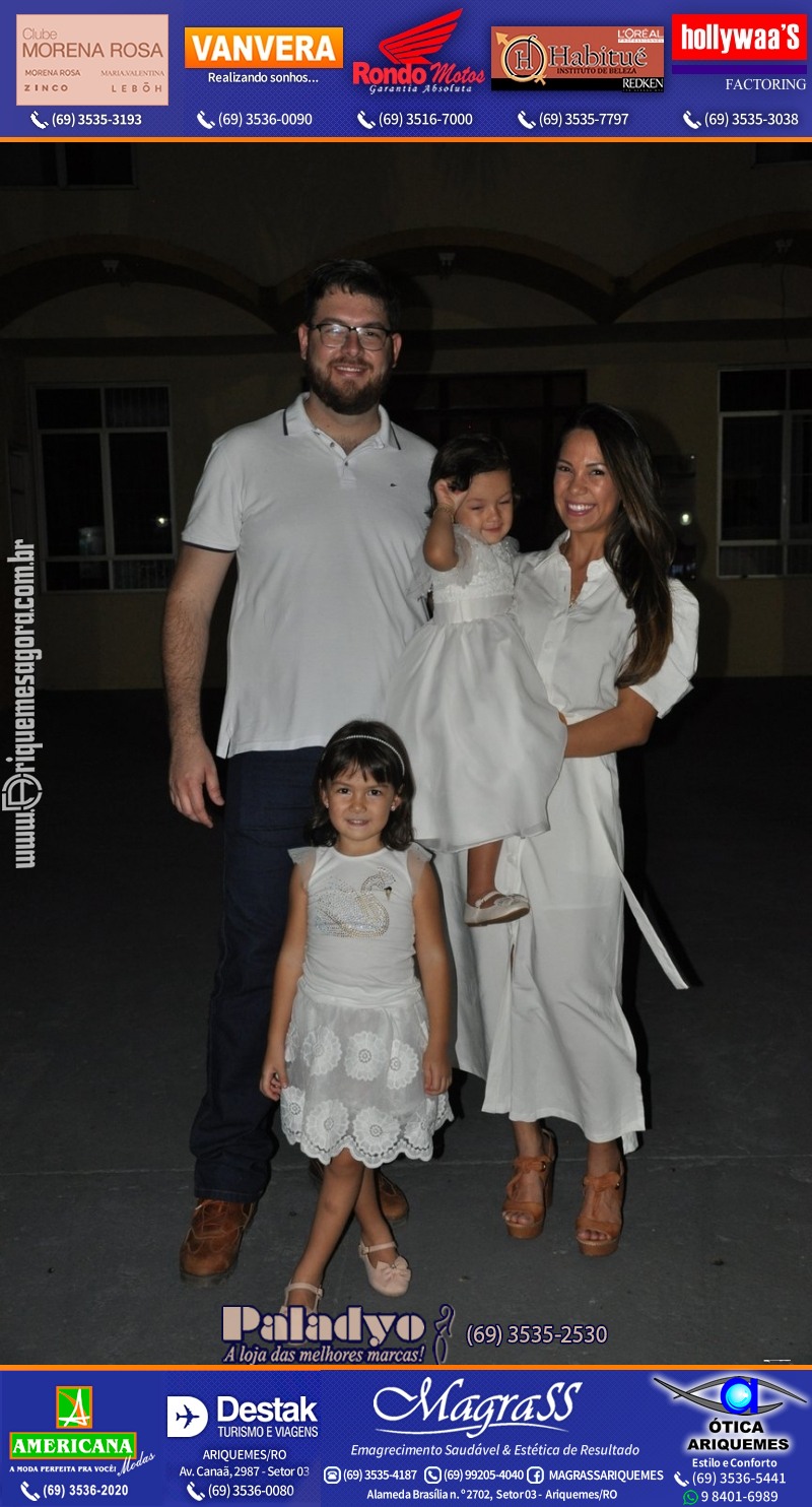 Batizado de Helena Kubotani Macedo na Paróquia São Francisco de Assis em Ariquemes