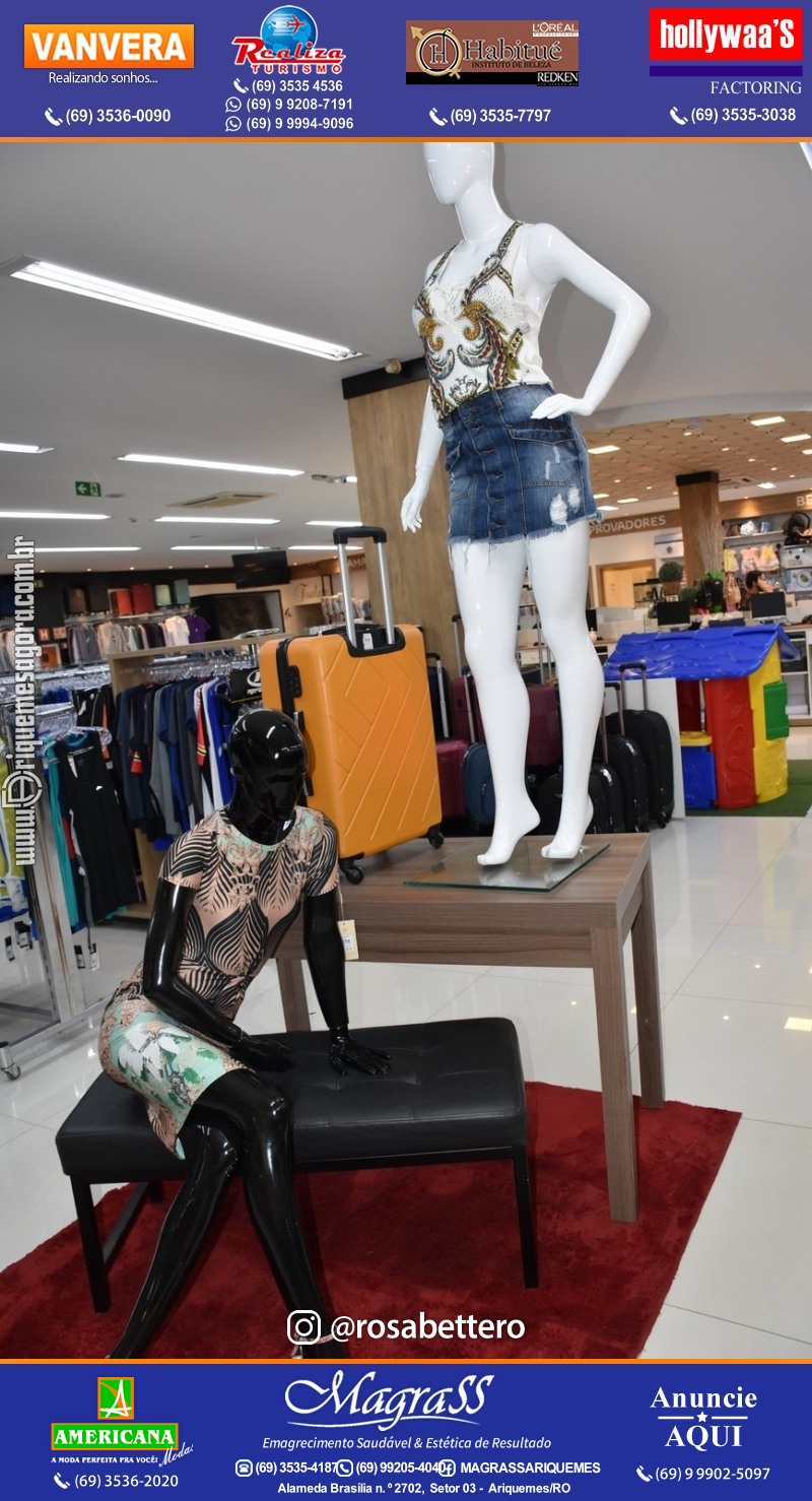 AMERICANA MODAS ARIQUEMES “Nosso Objetivo é realizar o Seu” A Loja completa da cidade e cheia de novidades