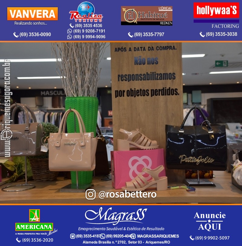 AMERICANA MODAS ARIQUEMES “Nosso Objetivo é realizar o Seu” A Loja completa da cidade e cheia de novidades