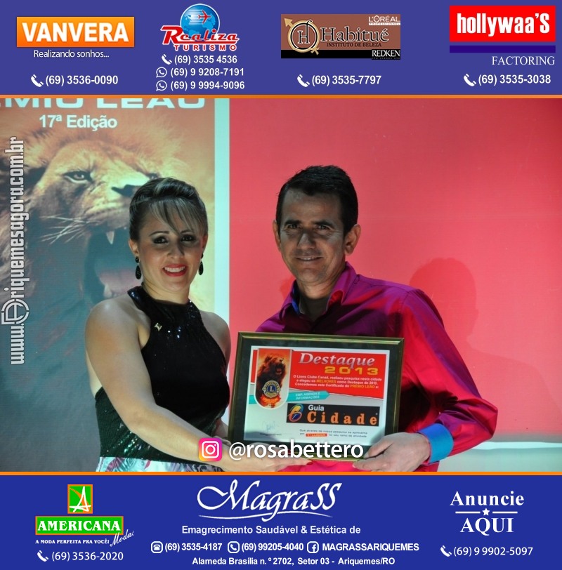 VAMOS LEMBRAR DESTAQUE 2013 - 17º PRÊMIO LEÃO – Galera e Homenageados