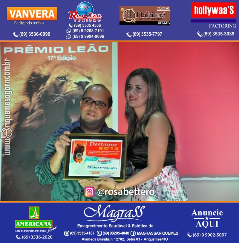 VAMOS LEMBRAR DESTAQUE 2013 - 17º PRÊMIO LEÃO – Galera e Homenageados