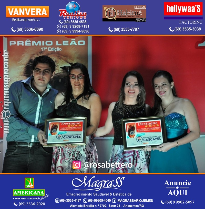 VAMOS LEMBRAR DESTAQUE 2013 - 17º PRÊMIO LEÃO – Galera e Homenageados