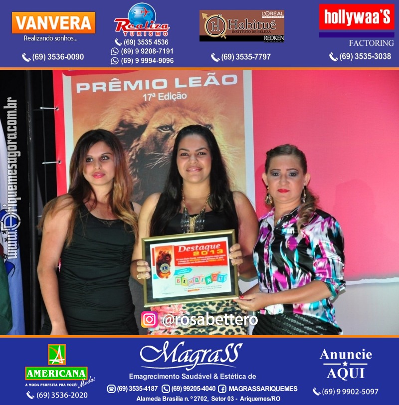 VAMOS LEMBRAR DESTAQUE 2013 - 17º PRÊMIO LEÃO – Galera e Homenageados