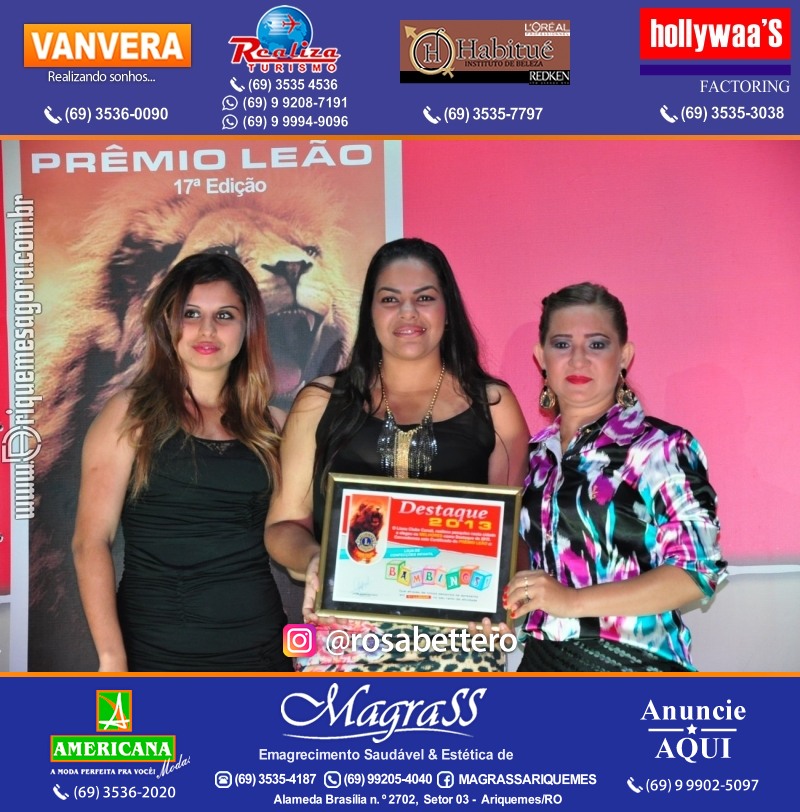 VAMOS LEMBRAR DESTAQUE 2013 - 17º PRÊMIO LEÃO – Galera e Homenageados