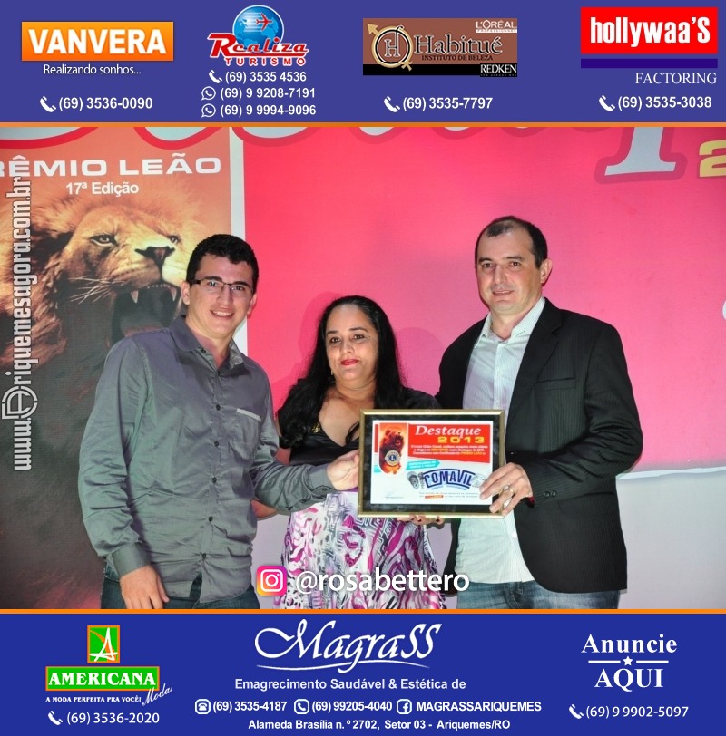 VAMOS LEMBRAR DESTAQUE 2013 - 17º PRÊMIO LEÃO – Galera e Homenageados