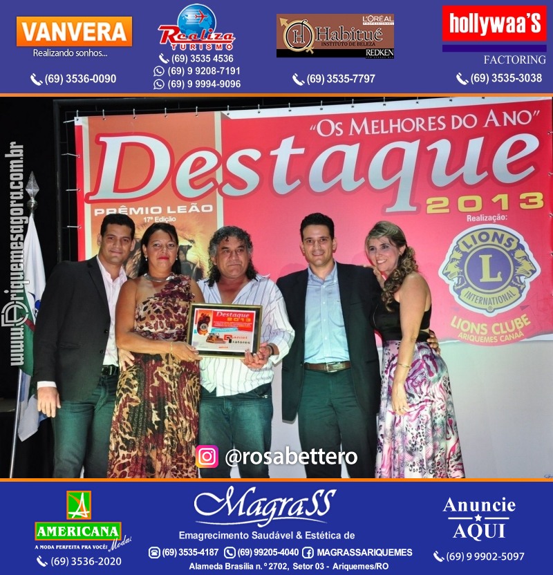 VAMOS LEMBRAR DESTAQUE 2013 - 17º PRÊMIO LEÃO – Galera e Homenageados