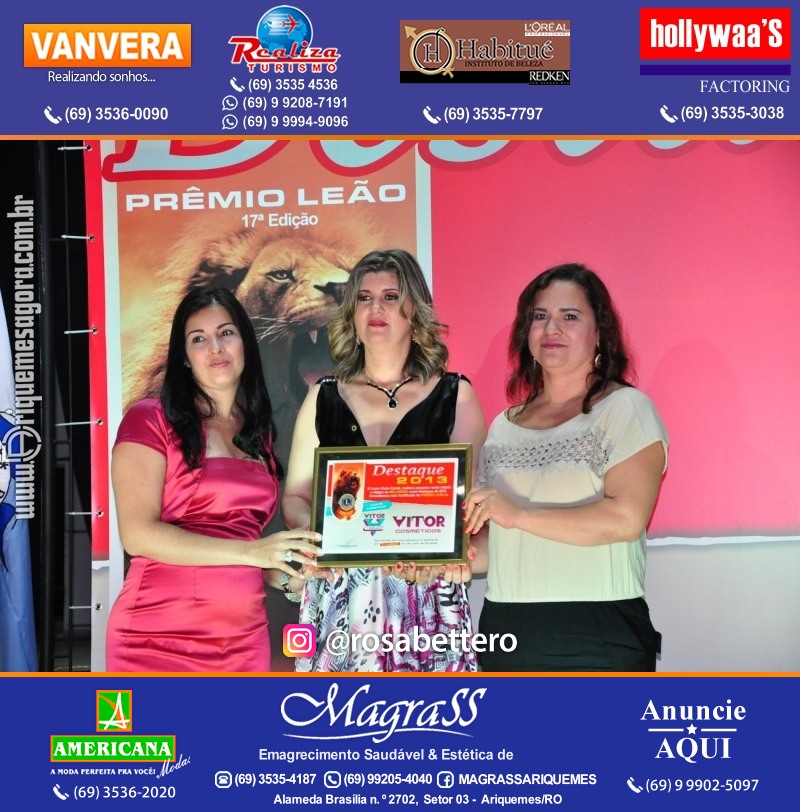 VAMOS LEMBRAR DESTAQUE 2013 - 17º PRÊMIO LEÃO – Galera e Homenageados