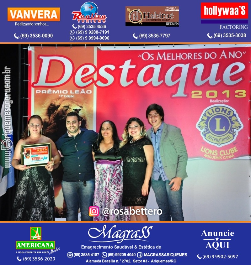 VAMOS LEMBRAR DESTAQUE 2013 - 17º PRÊMIO LEÃO – Galera e Homenageados