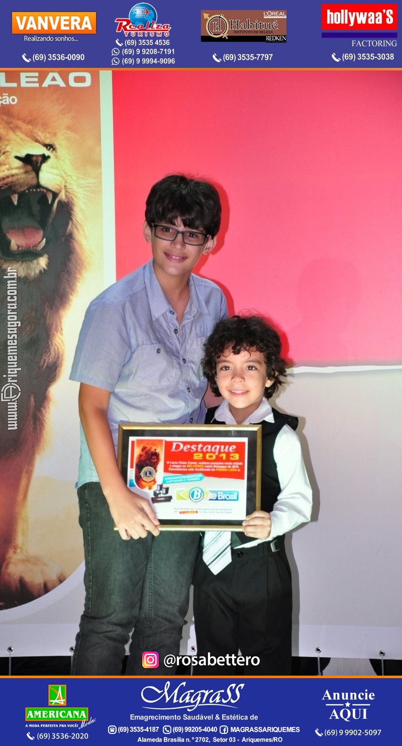 VAMOS LEMBRAR DESTAQUE 2013 - 17º PRÊMIO LEÃO – Galera e Homenageados