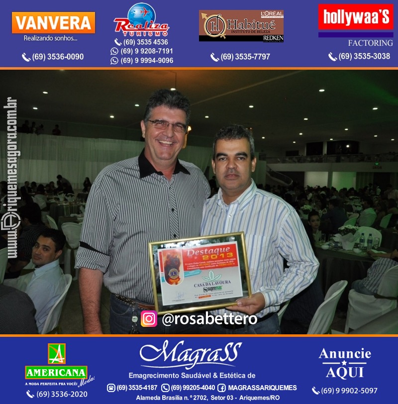 VAMOS LEMBRAR DESTAQUE 2013 - 17º PRÊMIO LEÃO – Galera e Homenageados