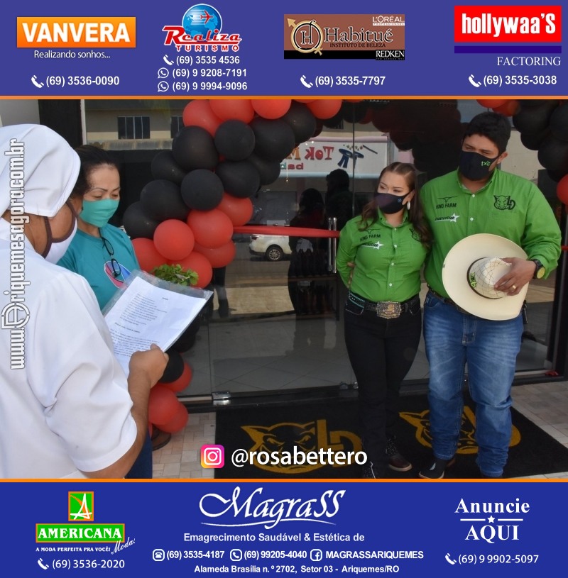 Reinauguração LD STORE “A LOJA DO SERTANEJO ARROJADO” Alameda Piquiá - 1715 – Setor 01 ao lado da Donna Donna