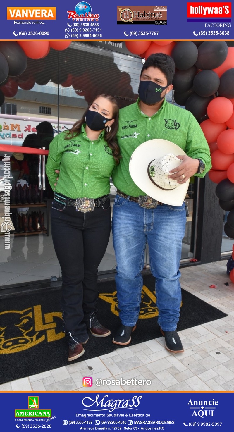 Reinauguração LD STORE “A LOJA DO SERTANEJO ARROJADO” Alameda Piquiá - 1715 – Setor 01 ao lado da Donna Donna