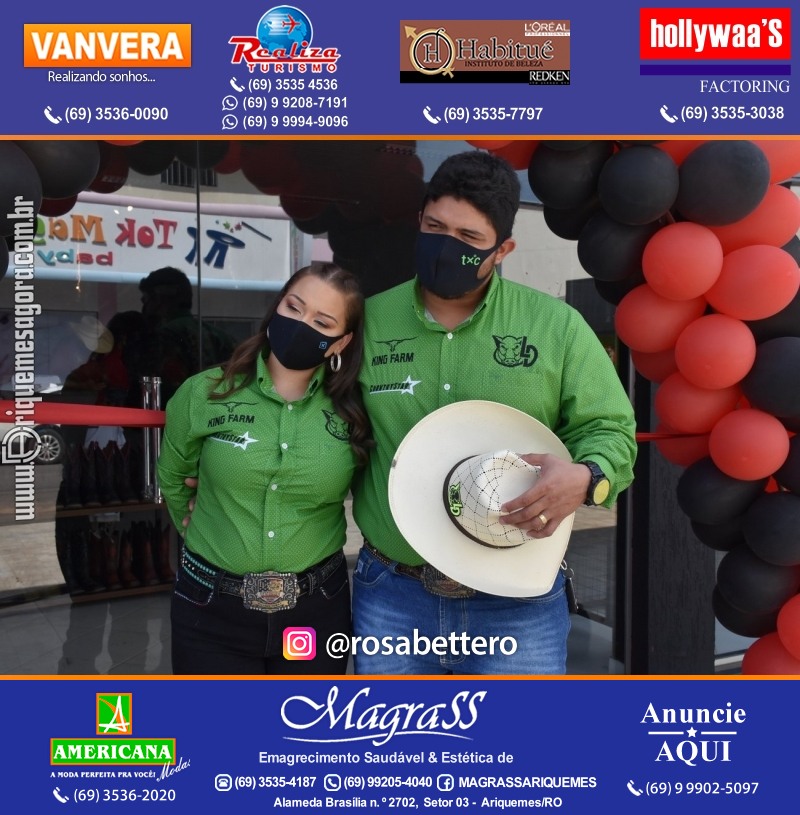 Reinauguração LD STORE “A LOJA DO SERTANEJO ARROJADO” Alameda Piquiá - 1715 – Setor 01 ao lado da Donna Donna