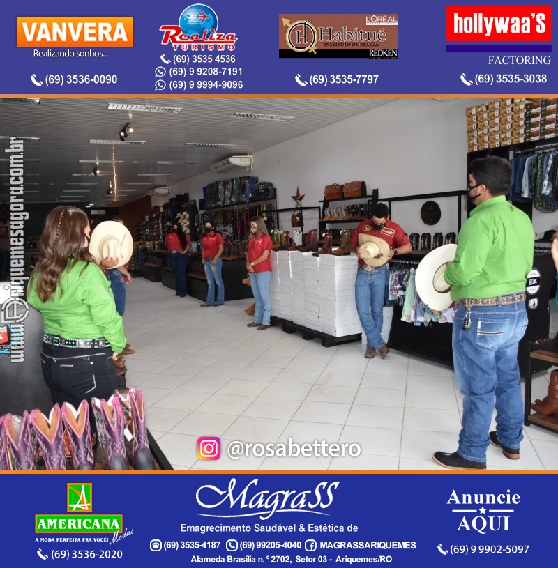 Reinauguração LD STORE “A LOJA DO SERTANEJO ARROJADO” Alameda Piquiá - 1715 – Setor 01 ao lado da Donna Donna