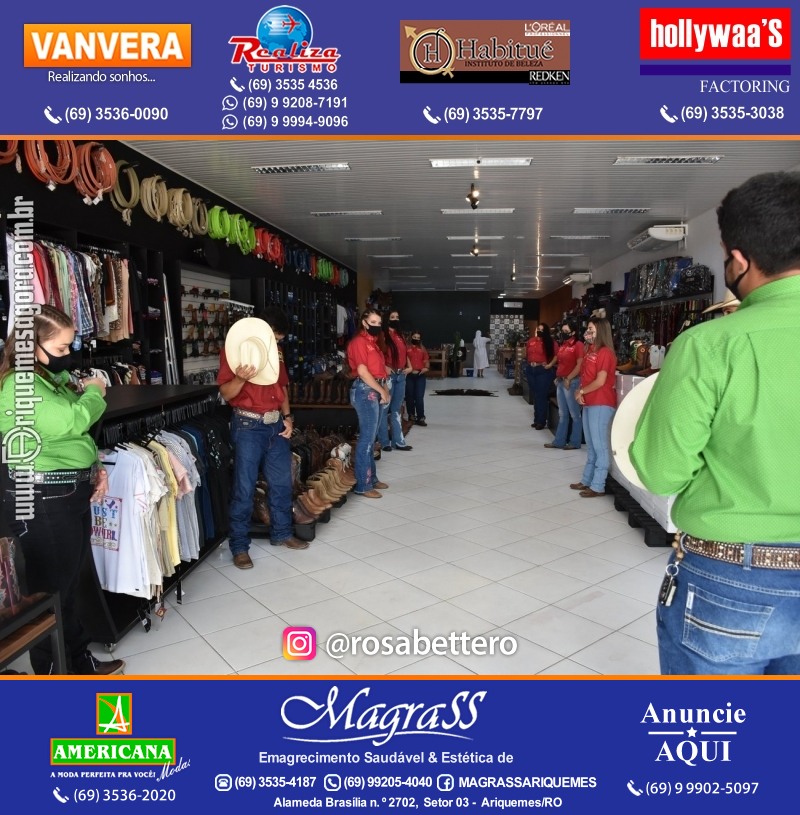 Reinauguração LD STORE “A LOJA DO SERTANEJO ARROJADO” Alameda Piquiá - 1715 – Setor 01 ao lado da Donna Donna