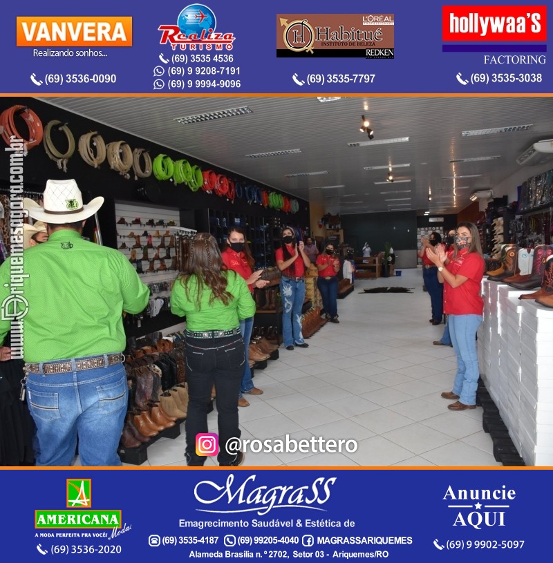 Reinauguração LD STORE “A LOJA DO SERTANEJO ARROJADO” Alameda Piquiá - 1715 – Setor 01 ao lado da Donna Donna